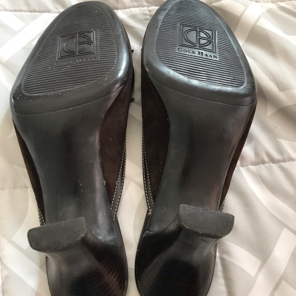 Suede Cole Haan Heeled Mules - Picture 6 of 6